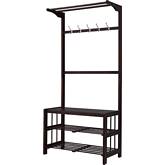 Pieria Hall Tree in Expresso Finish