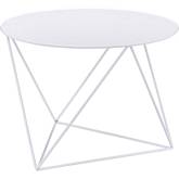 Epidia Accent End Table in White Finish