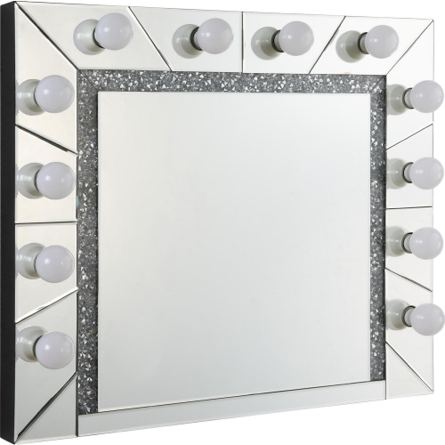 Noralie Hollywood Light Mirror with Faux Diamonds