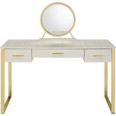 Myles Bedroom Vanity Set in Antique White & Champagne