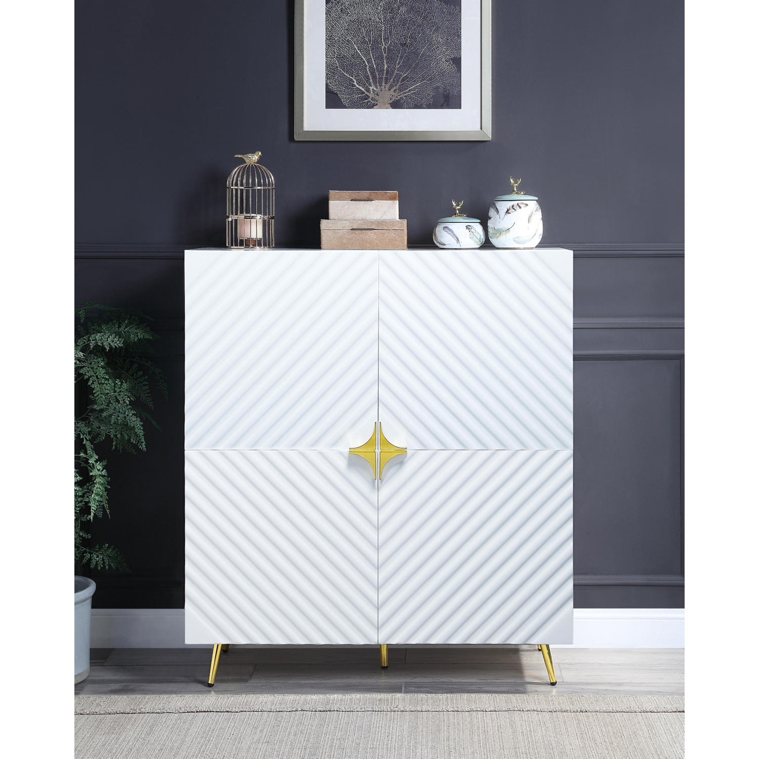 Acme Furniture Gaines Console Cabinet - Thumbnail 2