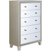 Sliverfluff Chest in Mirror & Champagne Finish