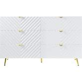 Gaines Dresser in High Gloss White