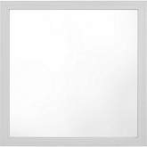 Zeena Mirror in White & Gold Metal