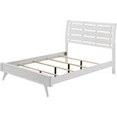 Cerys Queen Bed in White Finish