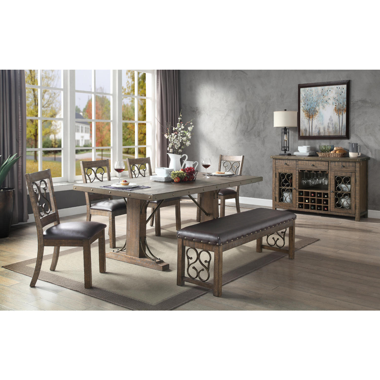 Acme Furniture Raphaela Dining Table - Thumbnail 5