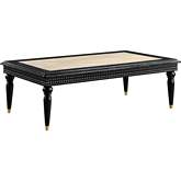 Tayden Coffee Table in Marble & Black