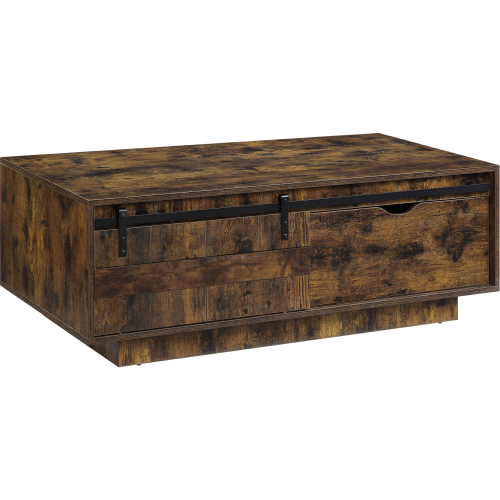 Bellarosa Coffee Table in Rustic Oak Finish