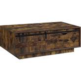 Bellarosa Coffee Table in Rustic Oak Finish