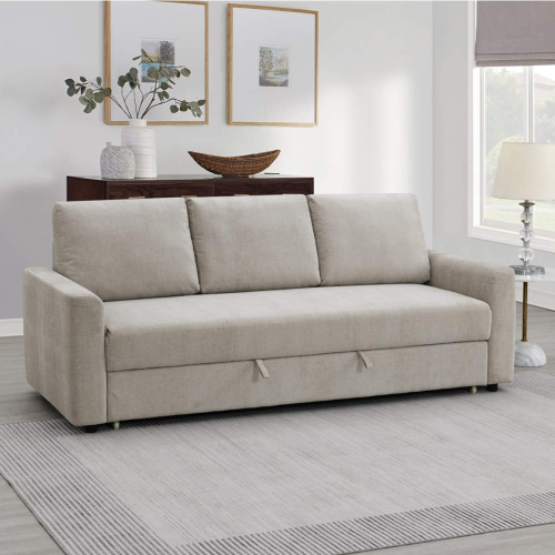 Haran Sleeper Sofa in Beige Fabric