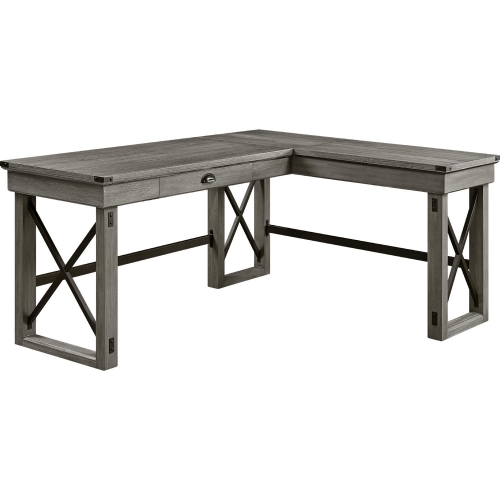 Talmar Writing Desk with Lift Top in Weathered Gray Finish