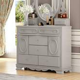 Flora Dresser in Gray Finish