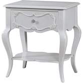 Edalene Nightstand in Gray Finish