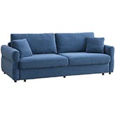 Haran Sleeper Sofa in Blue Fabric