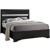 Naima Twin Bed in Black