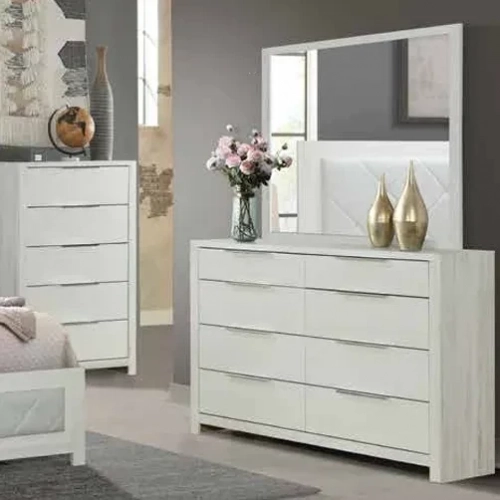 Jehoram Mirror in Beige Finish