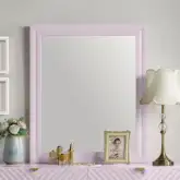 Gaines Mirror in High Gloss Pink