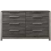 Jehoram Dresser in Two Tone Gray Finish