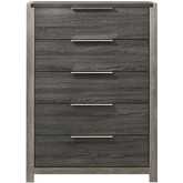 Jehoram Chest in Two Tone Gray Finish