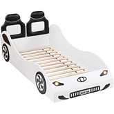 Colen Twin Car Bed in White Finish