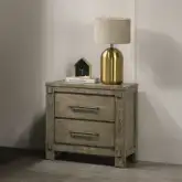 Colton Nightstand in Antique White Oak Finish