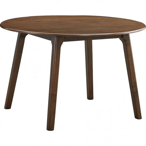 Keiki 48" Round Dining Table in Walnut Finish