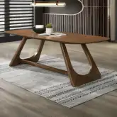 Hoyte Dining Table in Walnut Finish