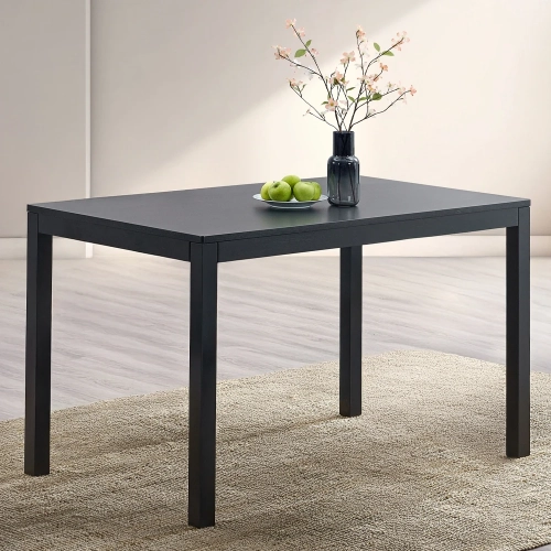 Briar Dining Table in Black Finish Wood