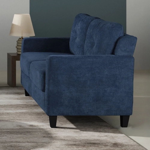 Horatio Loveseat in Navy Chenille