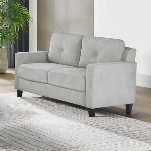 Horatio Loveseat in Taupe Chenille
