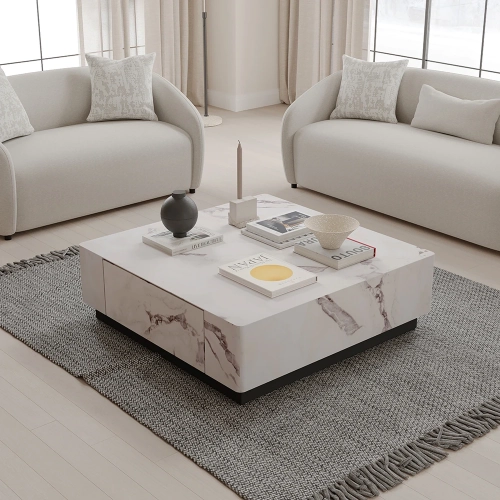 Fritzy Coffee Table in Engineered Stone