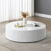 Dyllan Coffee Table in High Gloss White Finish