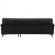 Eilene Sofa in Black Top Grain Leather