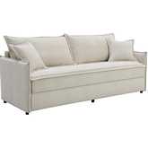 Elisea Sleeper Sofa in Beige Fabric