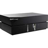 Drisana Coffee Table in Black Mirrored Finish