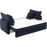 Irina Sleeper Sofa in Blue Fabric