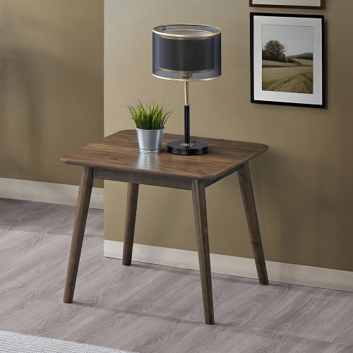 Lamonte End Table in Walnut Finish