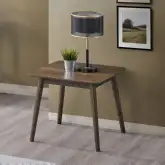 Lamonte End Table in Walnut Finish