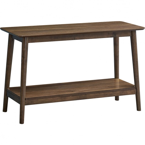 Lamonte Sofa Table with Shelf in Walnut