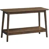 Lamonte Sofa Table with Shelf in Walnut