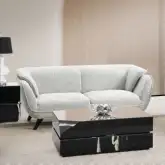 Nayeli Sofa in Light Gray Boucle Fabric