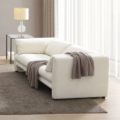 Jaeda Loveseat in Beige Linen