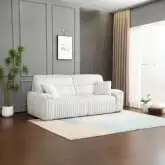 Jaya Power Sleeper Sofa with USB Port in Mondo Grey Corduroy