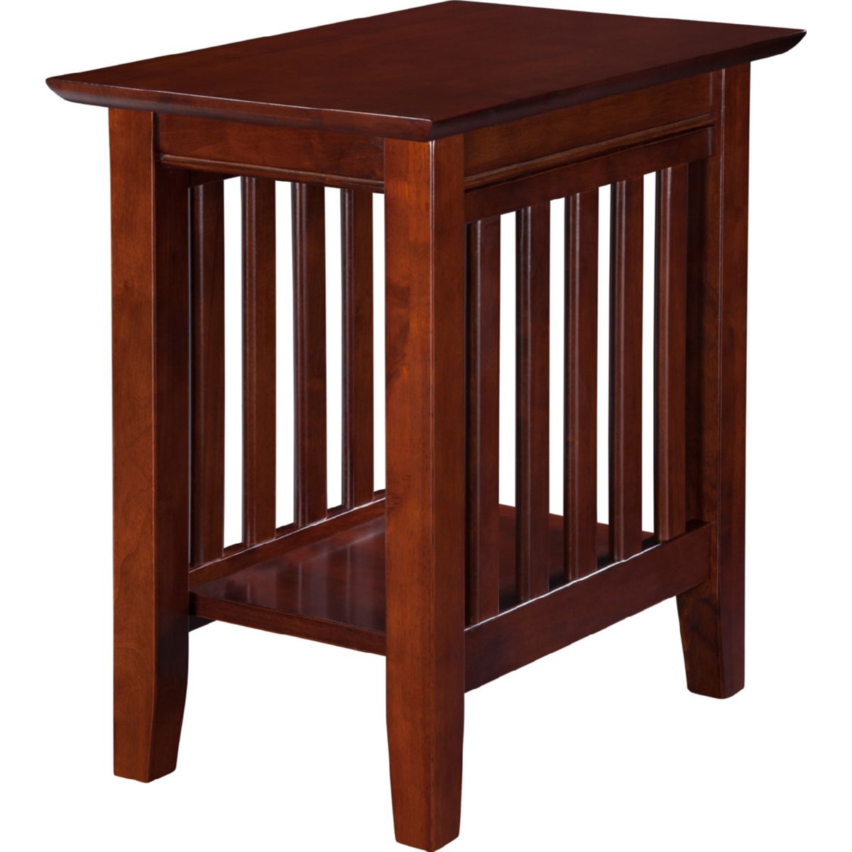 Mission Chair Side Table in Walnut by AFI Furnishings