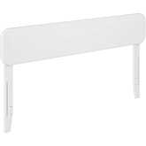 Florence Queen Headboard in White Finish Solid Wood
