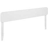 Florence King Headboard in White Finish Solid Wood