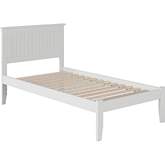 Nantucket Twin XL Bed w/ Open Footboard in White