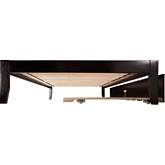 Nantucket Full Bed Flat Panel Footboard w/ Urban Trundle Bed in Espresso
