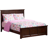 Madison Full Bed w/ Matching Footboard in Walnut