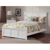 Madison Queen Bed w/ Matching Footboard in White